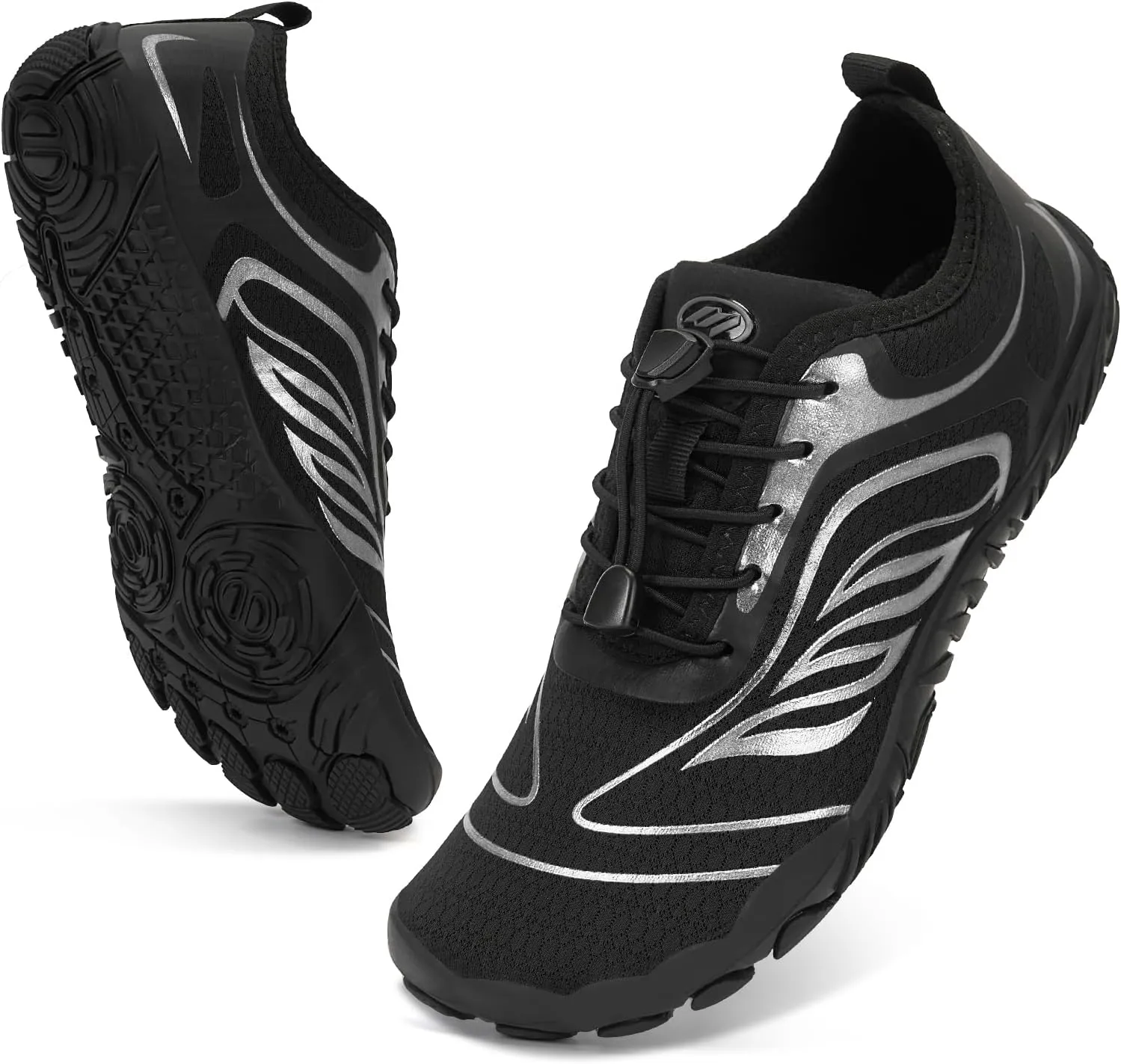 Hike Barefoot Water Shoes Women Men Footwear Wide Toe Quick-Dry Pro Barefoot Swim Beach Breathable Grounding Shoes Non-Slip Aqua Socks Shoe for Pool Walking Kayaking Hiking Surfing