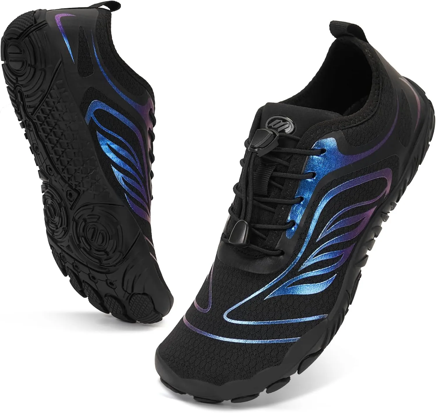Hike Barefoot Water Shoes Women Men Footwear Wide Toe Quick-Dry Pro Barefoot Swim Beach Breathable Grounding Shoes Non-Slip Aqua Socks Shoe for Pool Walking Kayaking Hiking Surfing