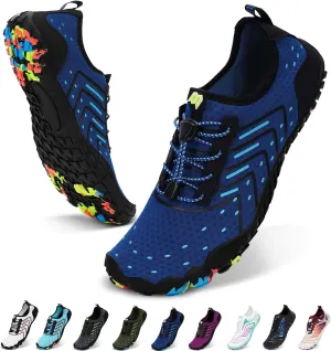 Hike Barefoot Water Shoes Women Men Footwear Wide Toe Quick-Dry Pro Barefoot Swim Beach Breathable Grounding Shoes Non-Slip Aqua Socks Shoe for Pool Walking Kayaking Hiking Surfing