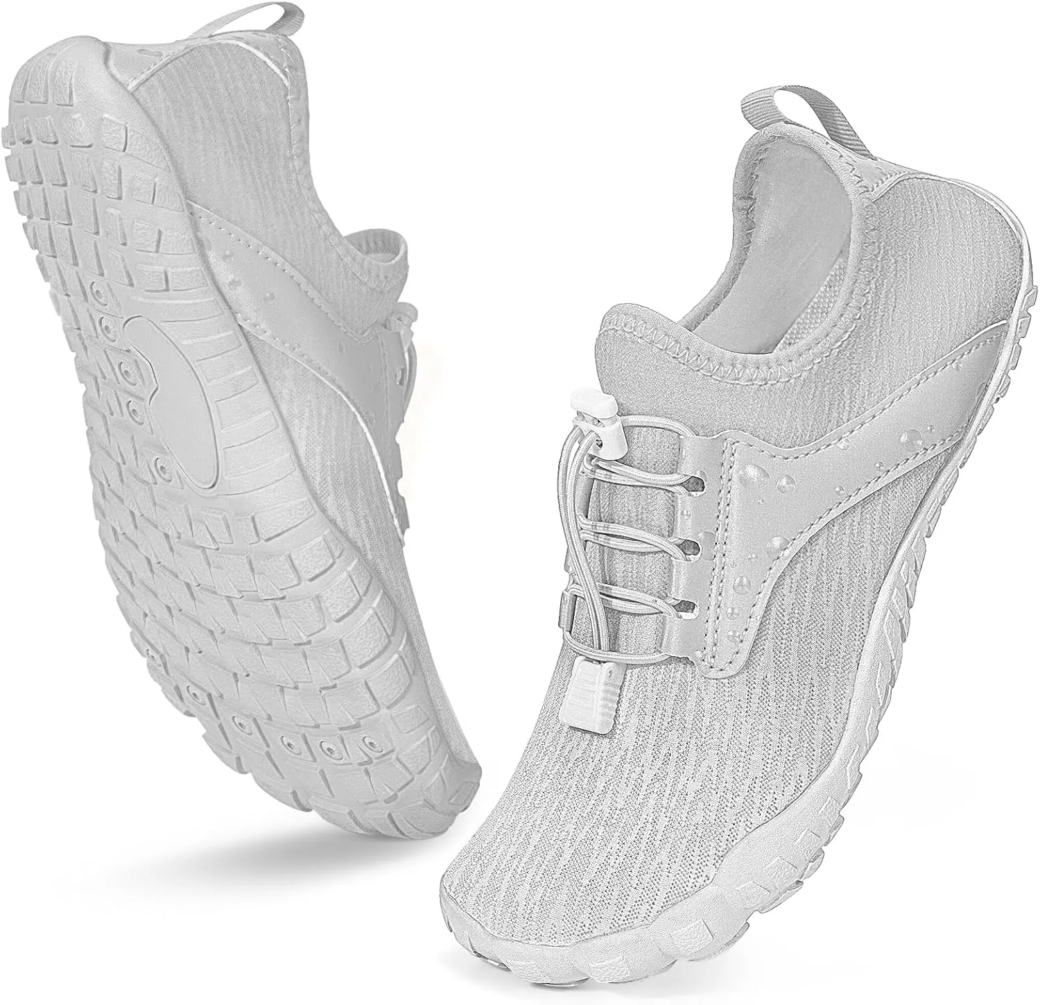 Hike Barefoot Water Shoes Women Men, Newly Water-Drops Pattern Pro Minimalist Shoe Quick Dry Wide Toe Breathable & Non-Slip for Hiking Beach Aqua Surf Swim