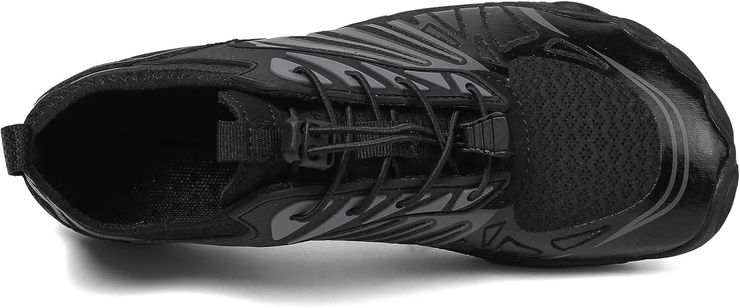 Hiking Footwear Barefoot Mens Shoes, Healthy Non Slip Unisex Pro Shoes with Wide Toe Box for Men, Outdoor Lightweight Breathable Hike Grounded Sneakers, Water Beach Surf Walk Yoga
