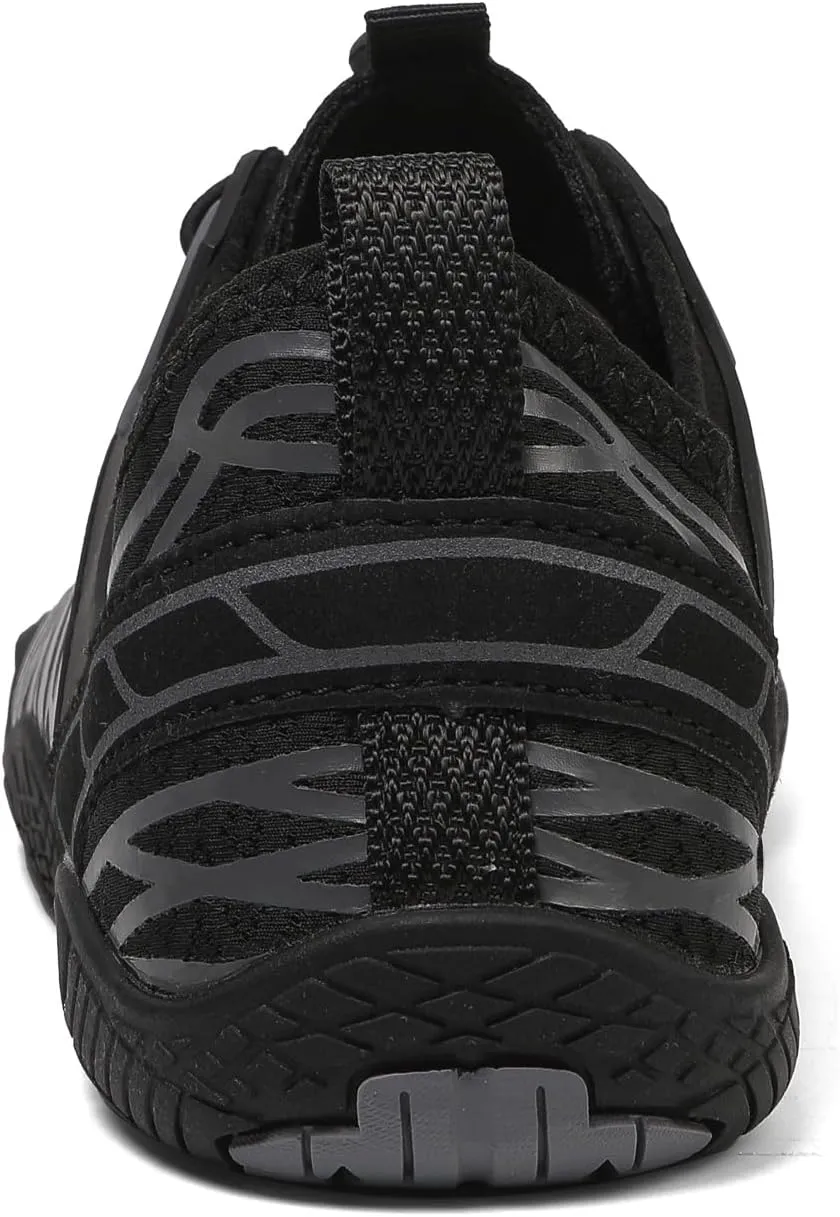 Hiking Footwear Barefoot Mens Shoes, Healthy Non Slip Unisex Pro Shoes with Wide Toe Box for Men, Outdoor Lightweight Breathable Hike Grounded Sneakers, Water Beach Surf Walk Yoga