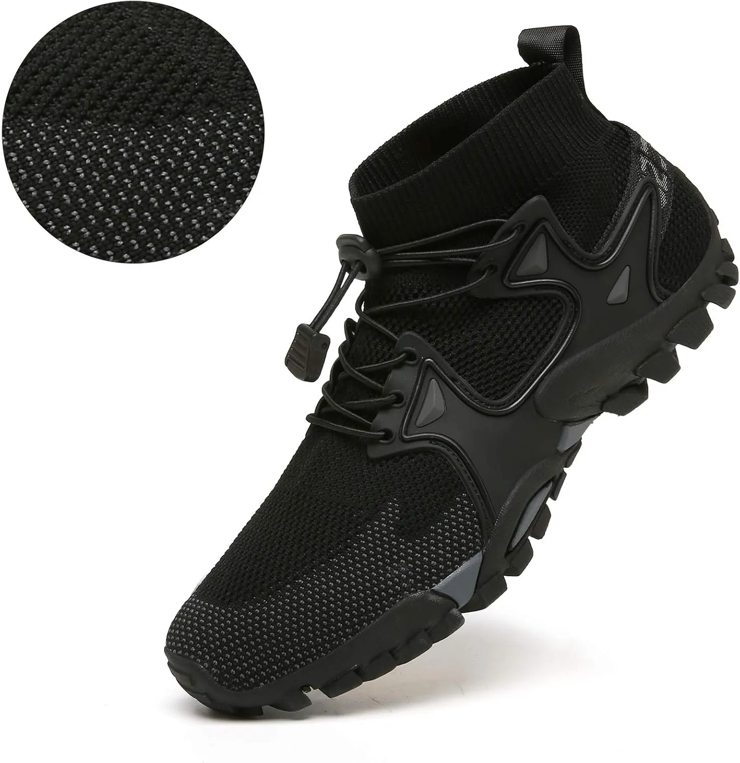 Hiking Shoes Mens Womens Outdoor Athletic Sports Shoes Walking Shoes Trail Running Shoes Trekking Climbing Stylish Slip Resistant Fitness Walking Jogging Sock Sneakers Travel Lightweight Barefoot