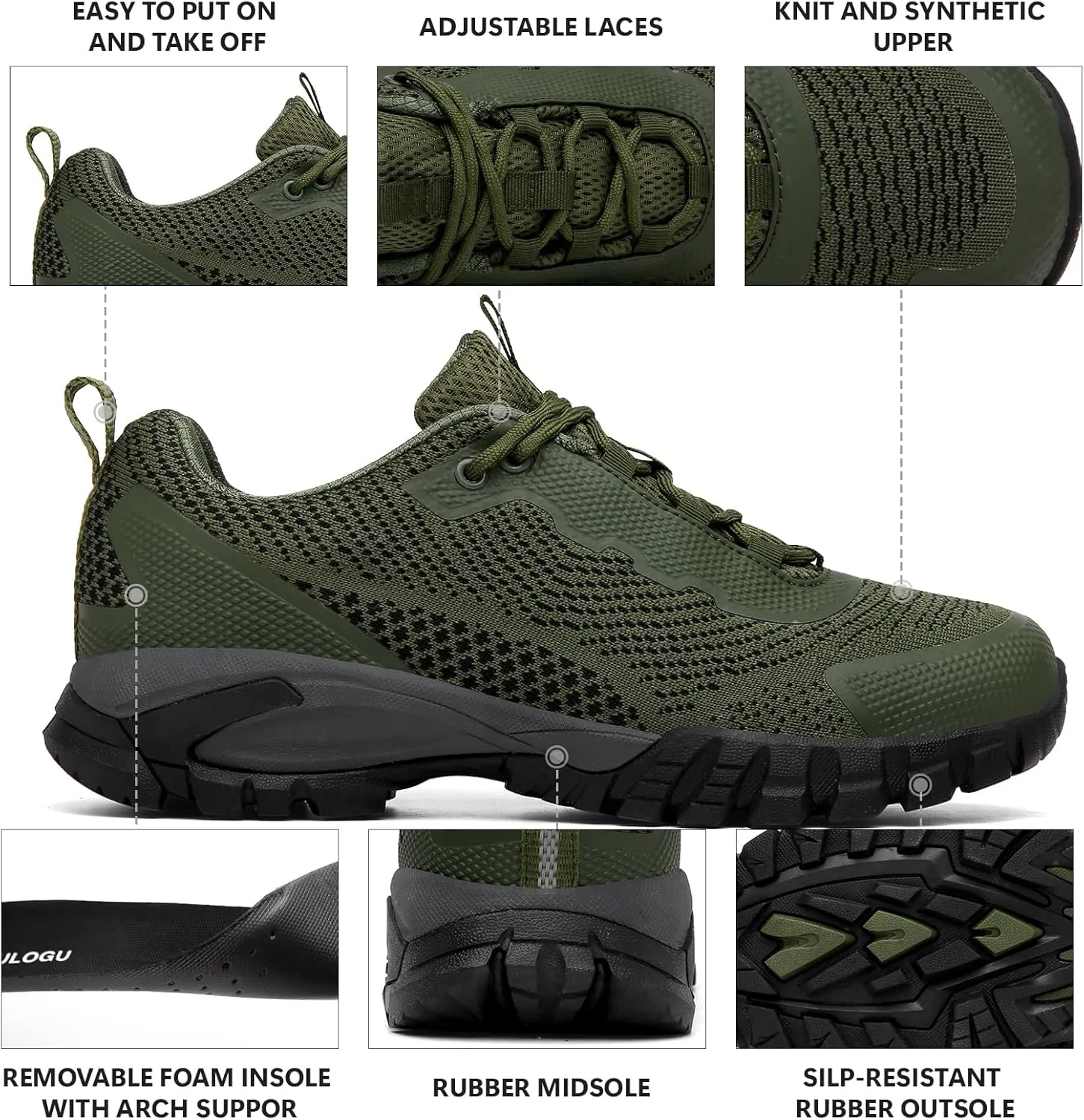 Hiking Shoes Women Waterproof Lightweight for Trail Trekking Camping Outdoor