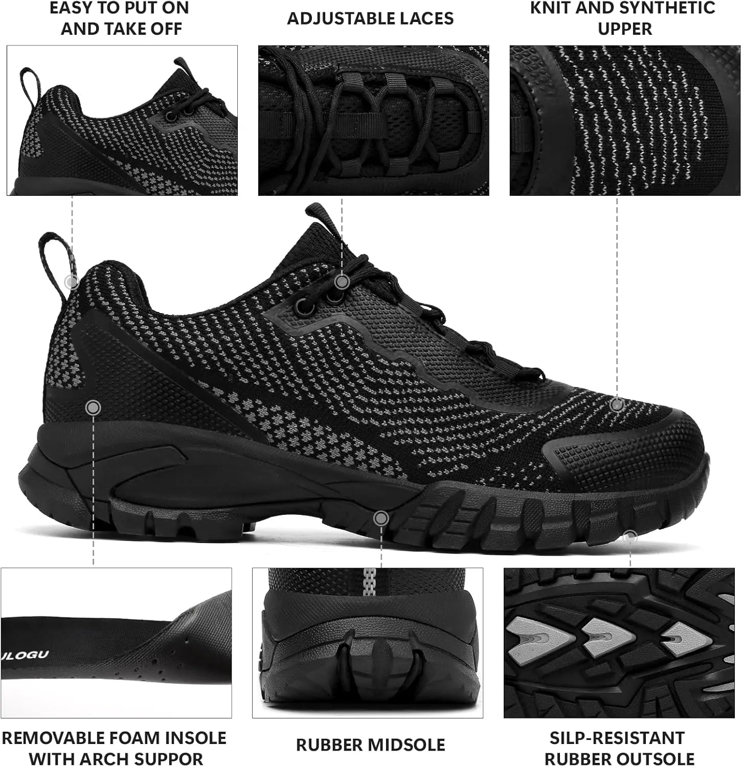 Hiking Shoes Women Waterproof Lightweight for Trail Trekking Camping Outdoor