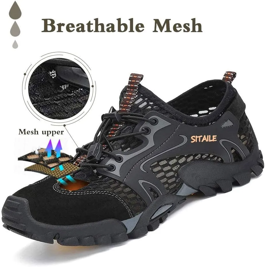 Hiking Water Shoes for Men Women Quick Dry Barefoot Aqua Swim River Shoes for Pool Beach Fishing Water Hiking Sandals