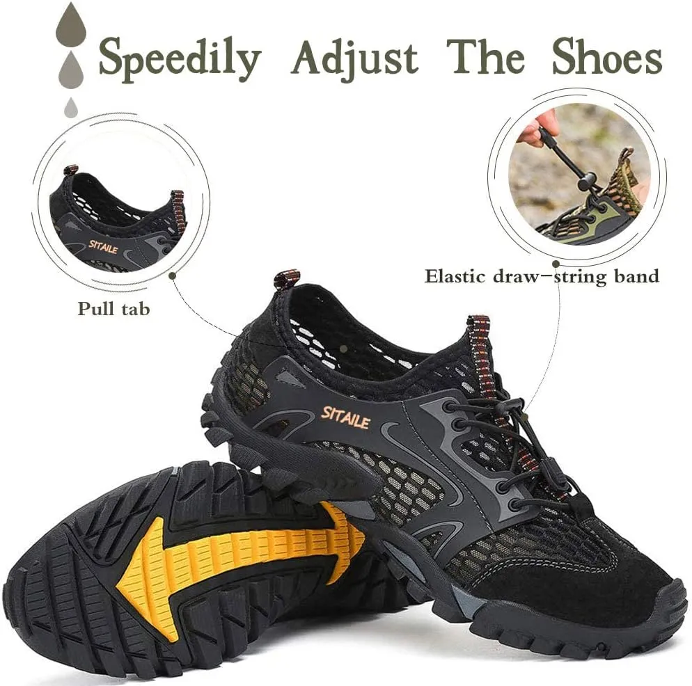 Hiking Water Shoes for Men Women Quick Dry Barefoot Aqua Swim River Shoes for Pool Beach Fishing Water Hiking Sandals