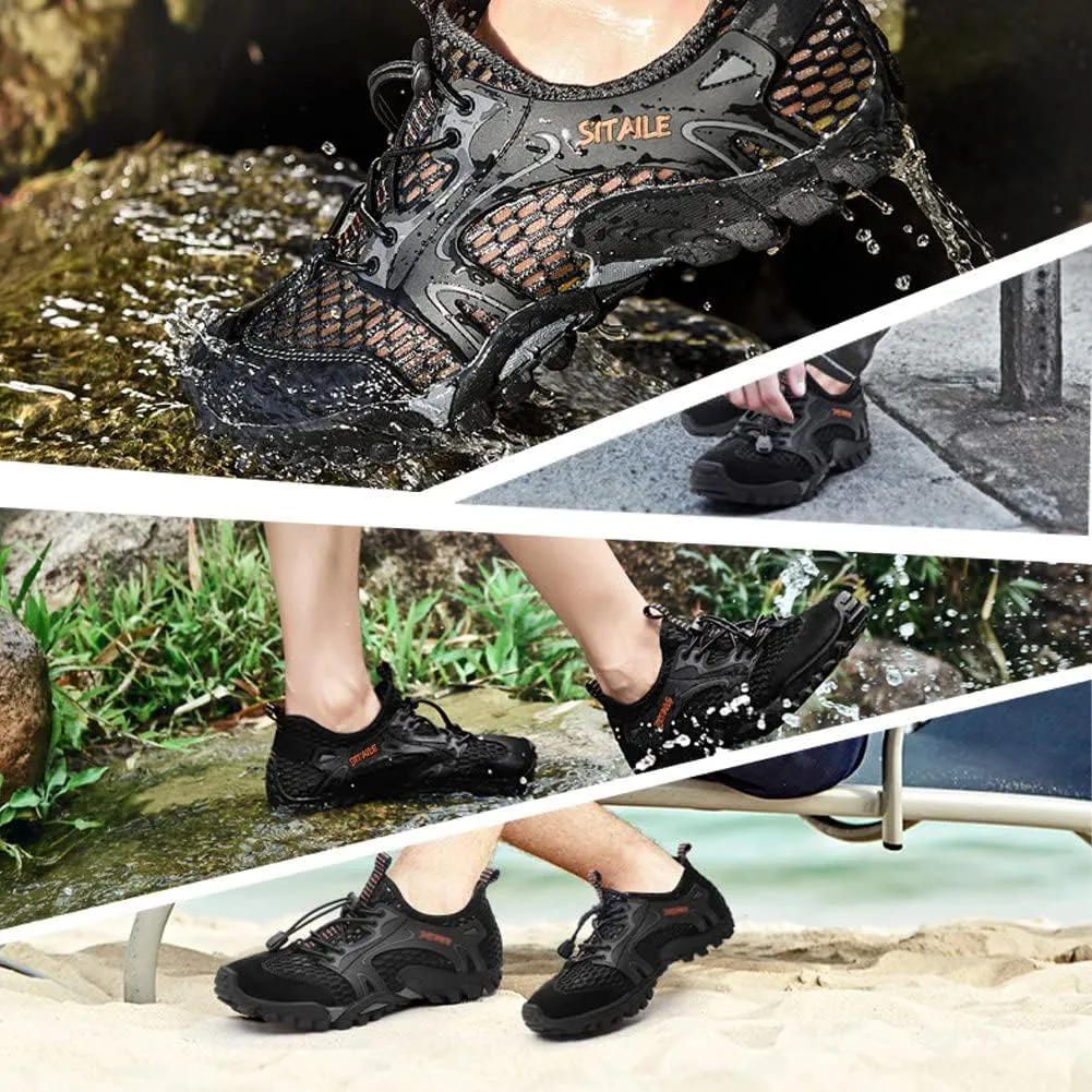 Hiking Water Shoes for Men Women Quick Dry Barefoot Aqua Swim River Shoes for Pool Beach Fishing Water Hiking Sandals