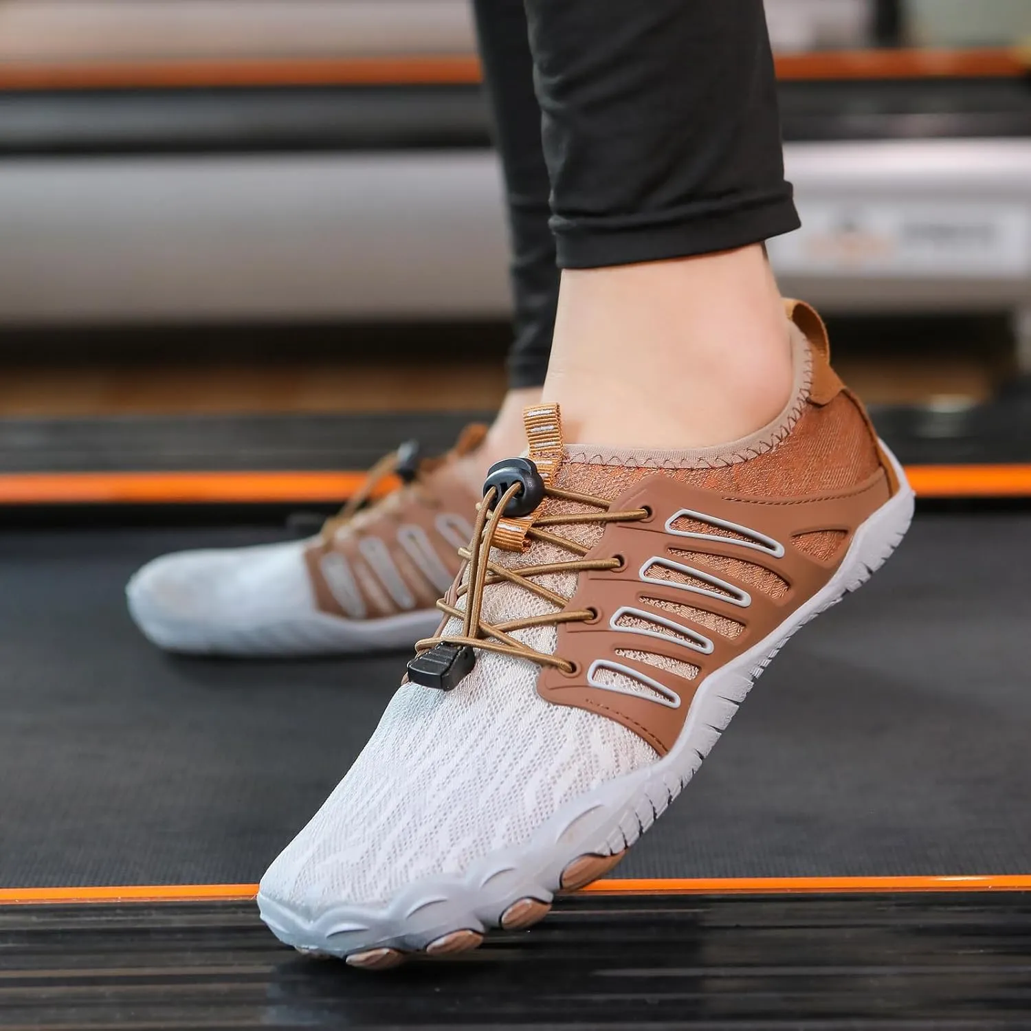 Hiking Water Shoes with Arch Support for Women Walking Wide Width Grounded Footwear for Women Men with Neuropathy Wide Toe Box Sneakers Non-Slip Diabetic Shoe Quick-Dry Waterproof Unisex