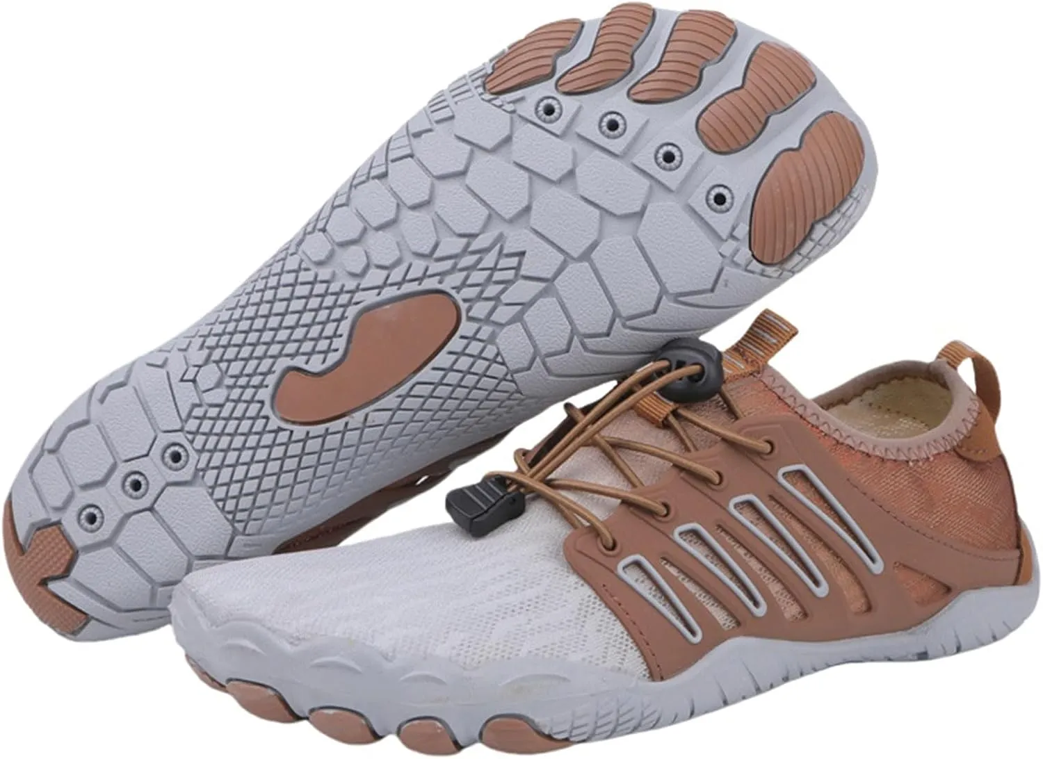 Hiking Water Shoes with Arch Support for Women Walking Wide Width Grounded Footwear for Women Men with Neuropathy Wide Toe Box Sneakers Non-Slip Diabetic Shoe Quick-Dry Waterproof Unisex