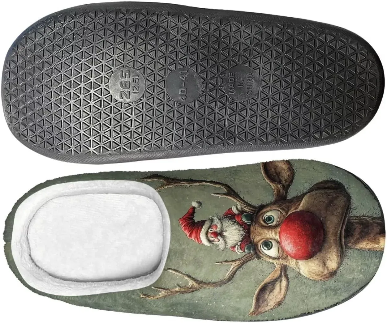 Holiday Thanksgiving Couple Slippers for Women & Men - Indoor Soft Warm Bedroom Slippers