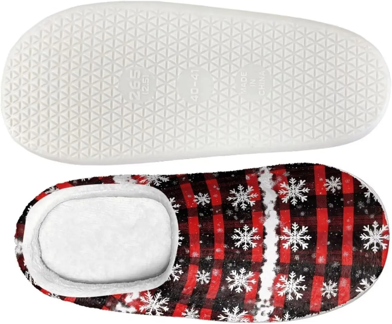 Holiday Thanksgiving Couple Slippers for Women & Men - Indoor Soft Warm Bedroom Slippers
