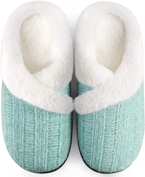 Homitem Fuzzy Slippers for Women Indoor and Outdoor Fluffy Bedroom House Shoes with Arch Support Memory Foam Winter Warm Ladeis Cute Comfy Cozy