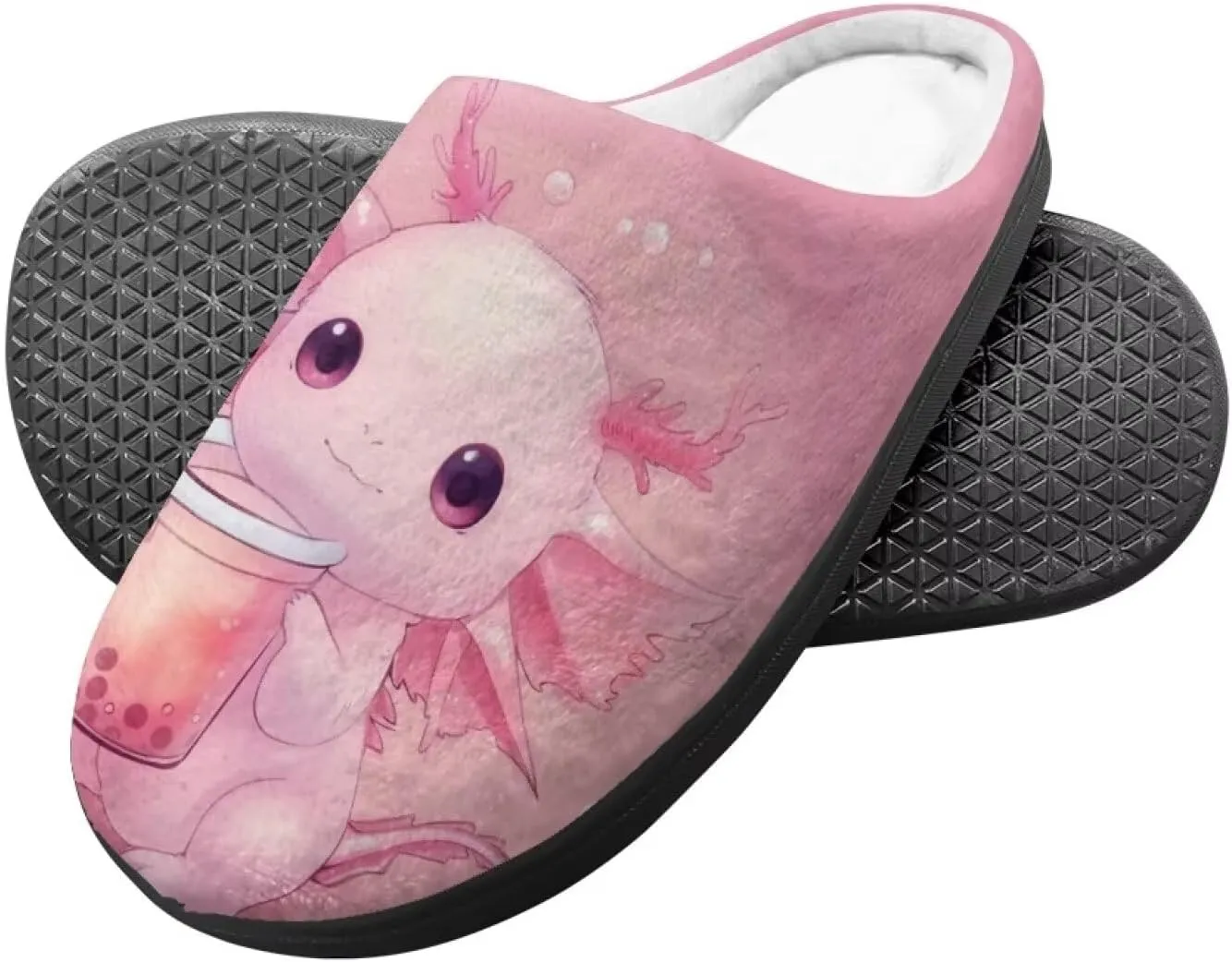 House Slippers for Girls Soft Size 9-15 Black