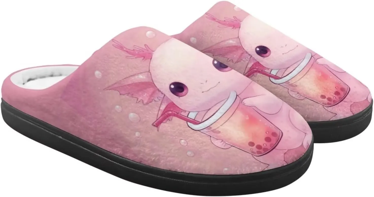 House Slippers for Girls Soft Size 9-15 Black