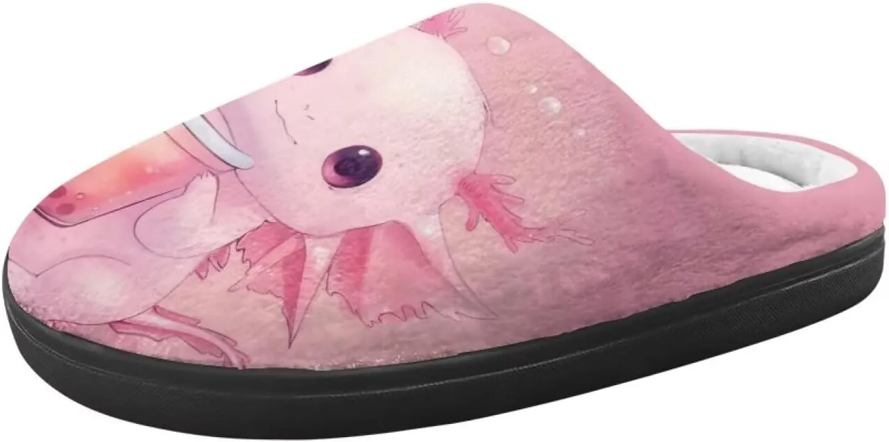 House Slippers for Girls Soft Size 9-15 Black