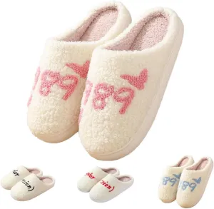 House Slippers for Women & Men - Warm, Plush, Cute Indoor/Outdoor Comfortable Soft Fuzzy Slippers
