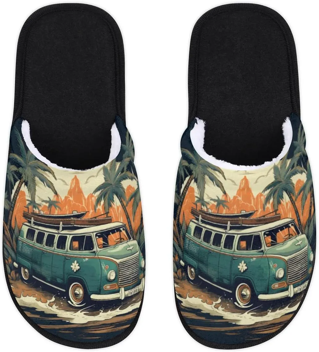 House Slippers for Women Men Soft Cozy Non Slip Lightweight Winter House Shoes for Indoor Outdoor