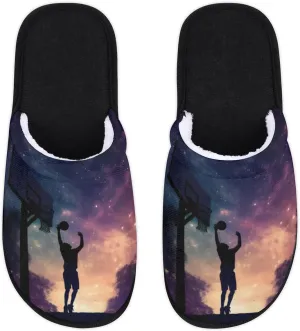 House Slippers for Women Men Soft Cozy Non Slip Lightweight Winter House Shoes for Indoor Outdoor