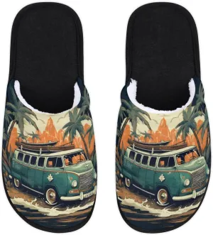 House Slippers for Women Men Soft Cozy Non Slip Lightweight Winter House Shoes for Indoor Outdoor