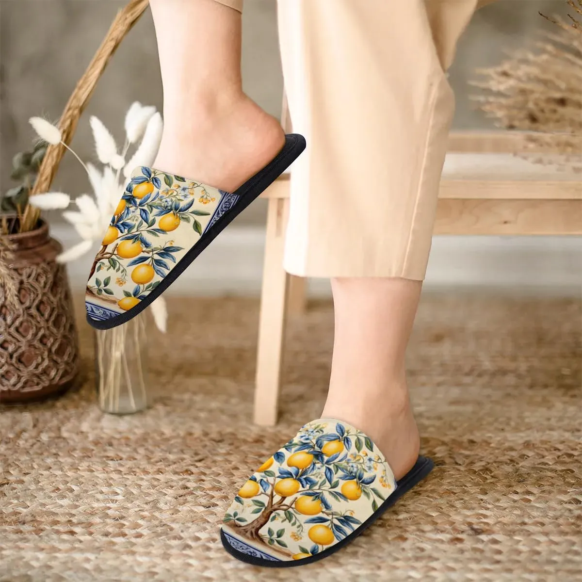 House Slippers for Women Men Soft Cozy Non Slip Lightweight Winter House Shoes for Indoor Outdoor