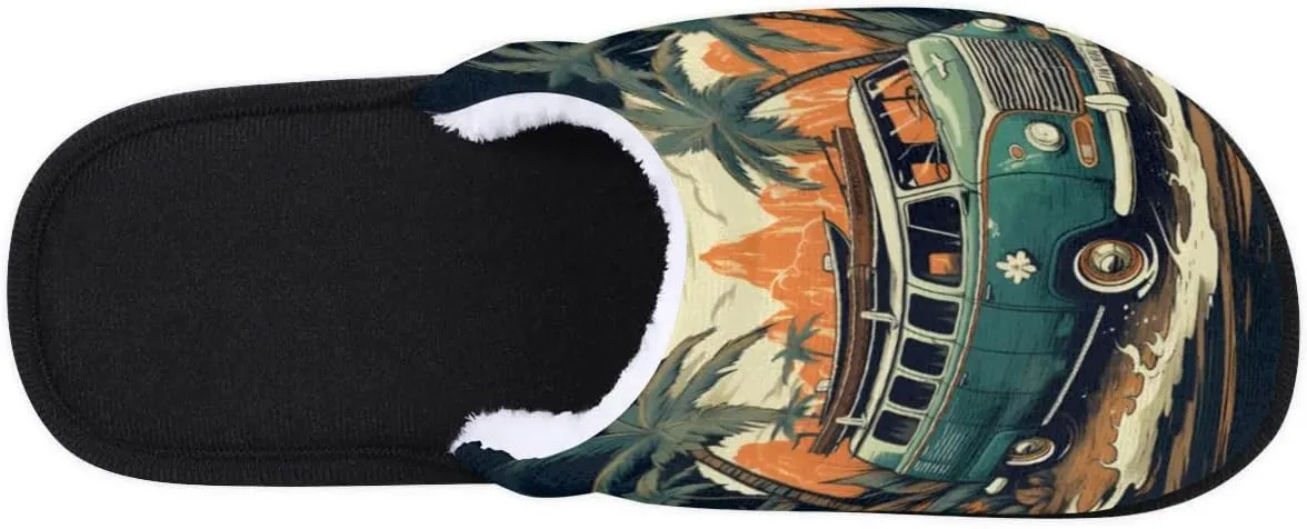 House Slippers for Women Men Soft Cozy Non Slip Lightweight Winter House Shoes for Indoor Outdoor
