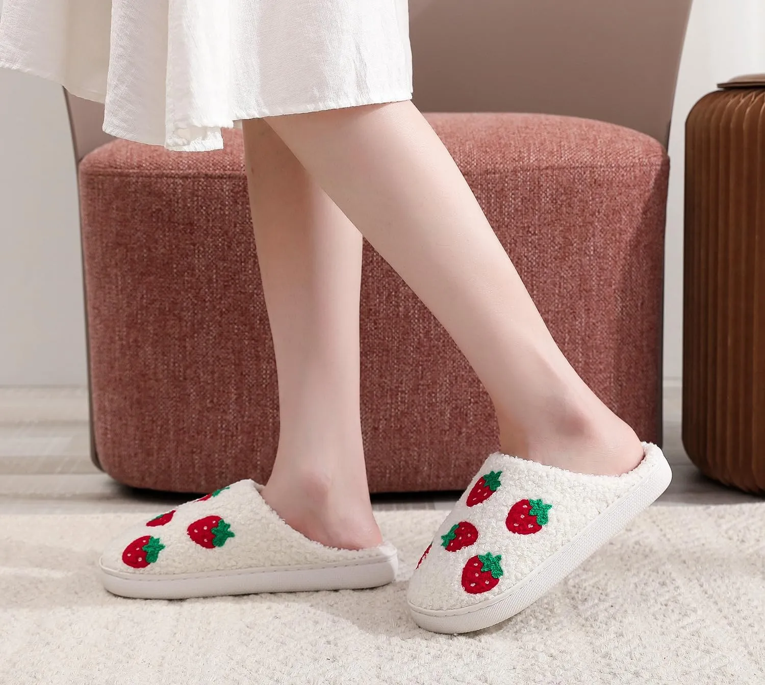 House Slippers for Women Men Soft Cozy Warm Slippers Plush Warm Home Shoes