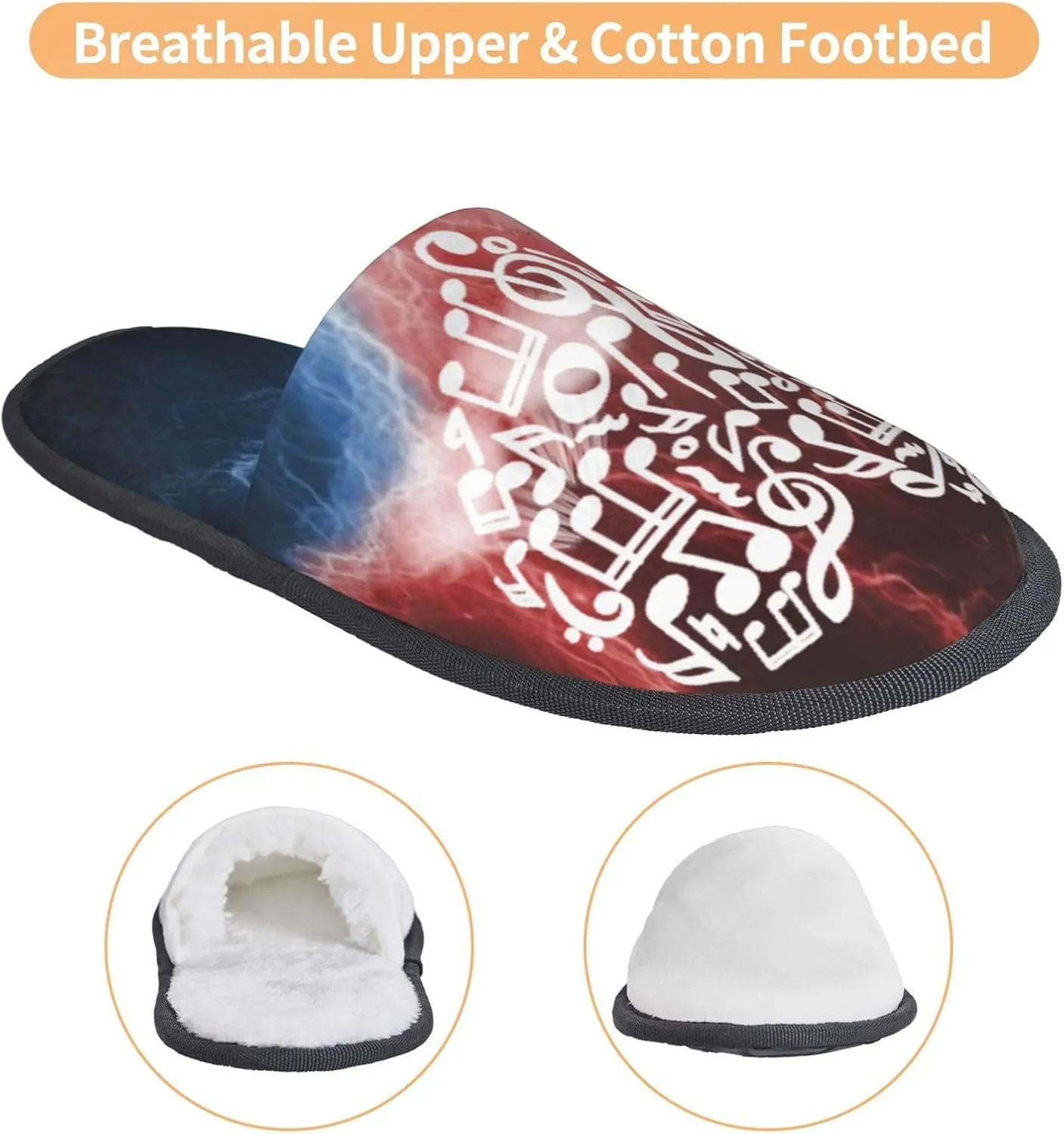 House Slippers Soft Cozy Winter For Men Women Plush Indoor Bedroom