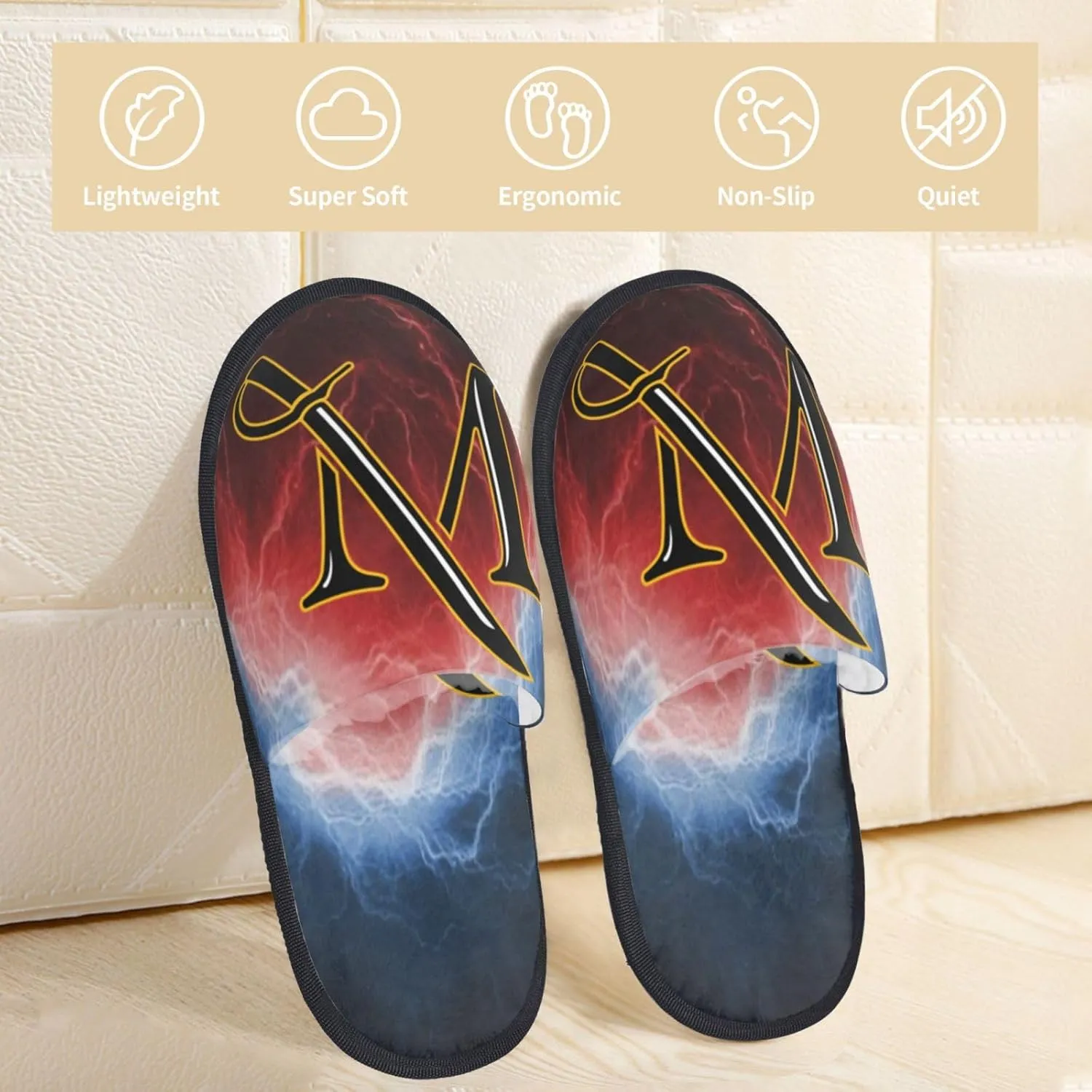 House Slippers Soft Cozy Winter For Men Women Plush Indoor Bedroom