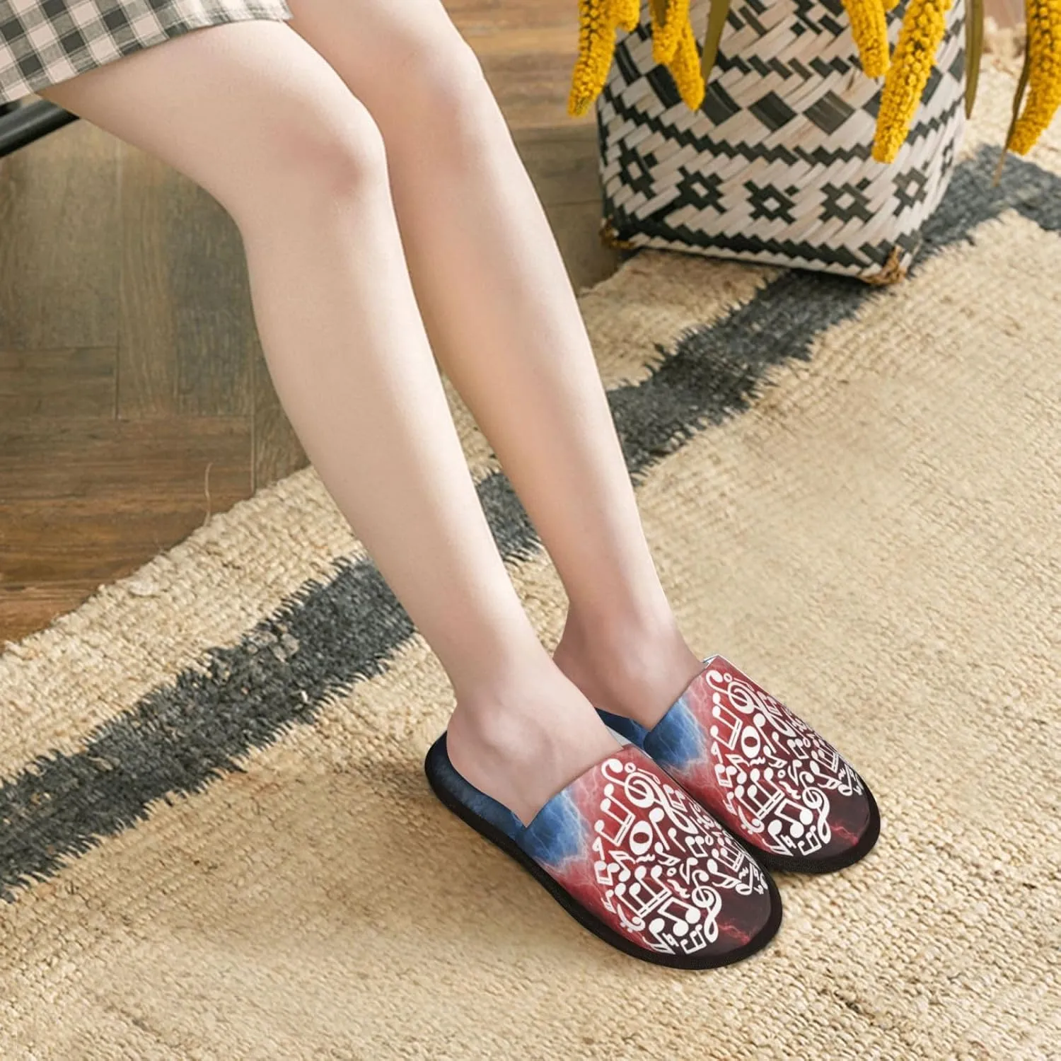 House Slippers Soft Cozy Winter For Men Women Plush Indoor Bedroom