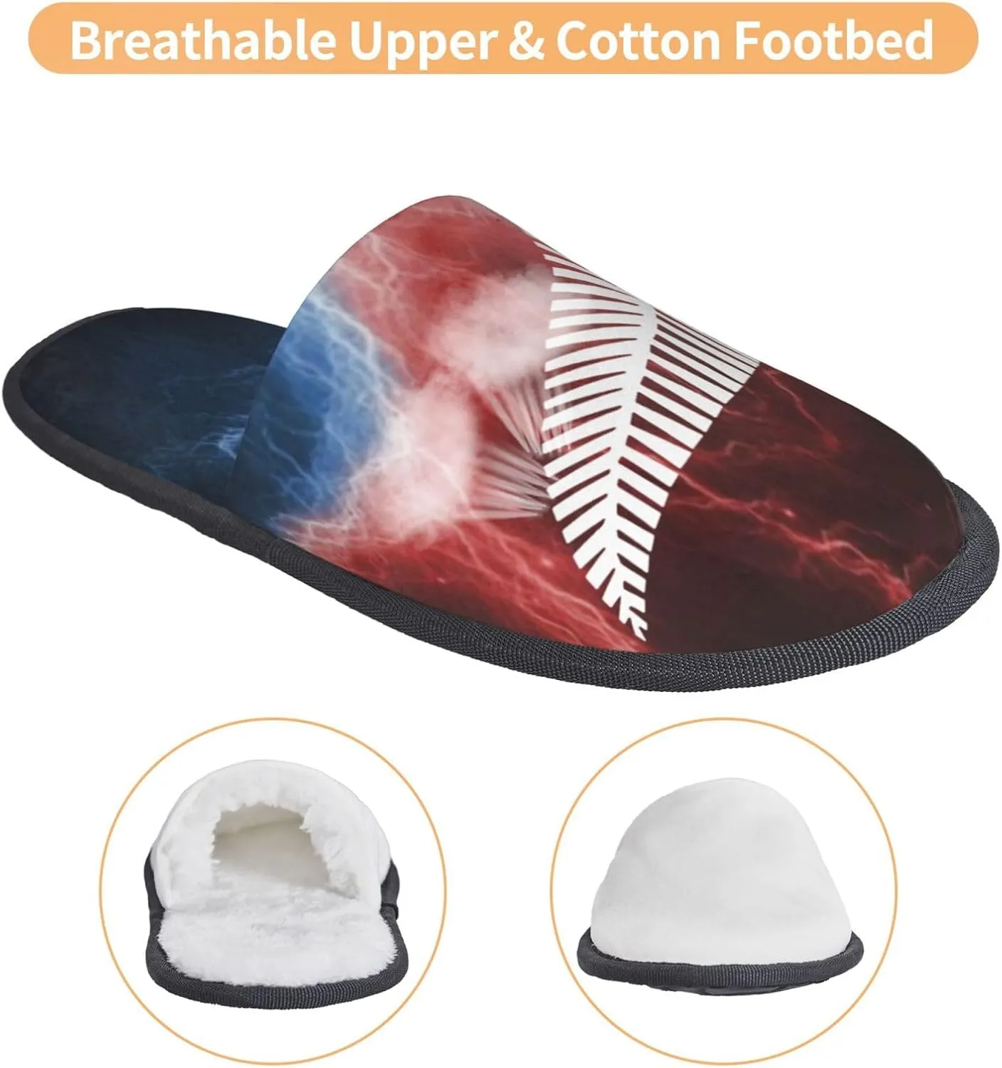 House Slippers Soft Cozy Winter For Men Women Plush Indoor Bedroom