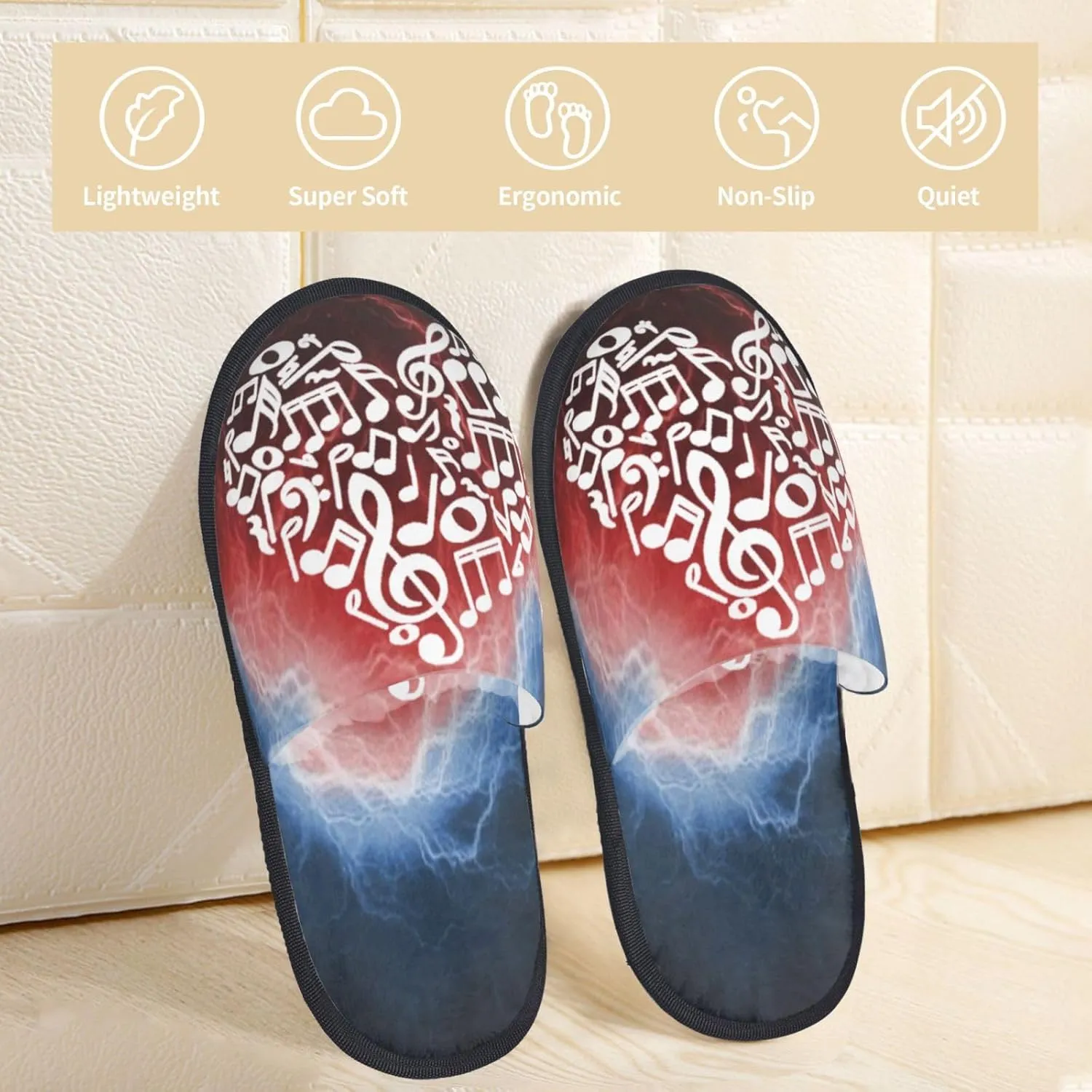 House Slippers Soft Cozy Winter For Men Women Plush Indoor Bedroom