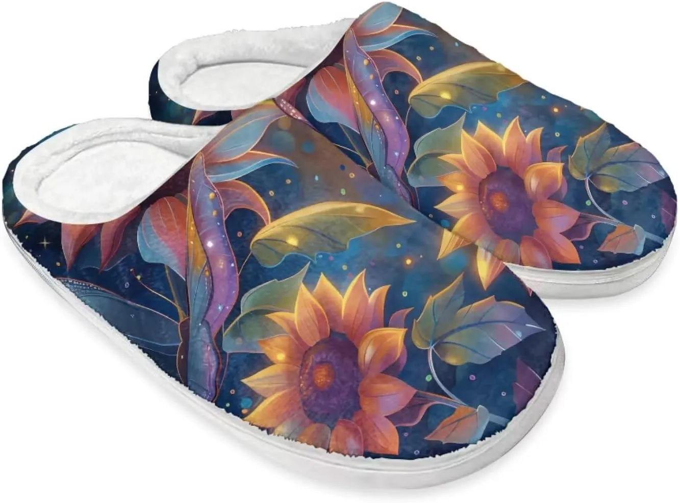 House Slippers Women Indoor Anti-Slip Size 2-12 White