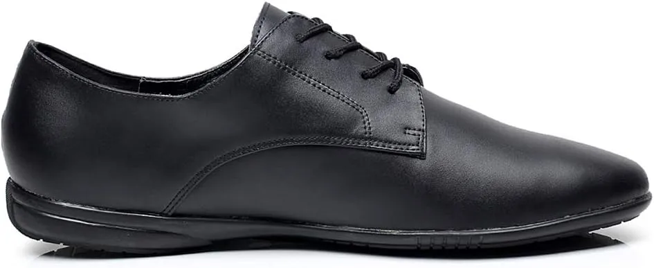 HROYL Men's Standard Latin/Jazz Dance Shoes Leather lace-up Ballroom W-701