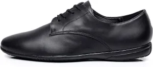 HROYL Men's Standard Latin/Jazz Dance Shoes Leather lace-up Ballroom W-701