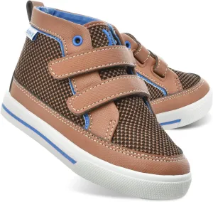 Hurley Kids Toddler and Little Kids Tedd Canvas Sneakers with Straps High Cut Skateboarding Shoes for Boys and Girls, Durable Shoes for School