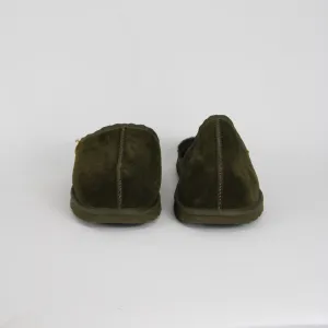 Hush Puppies Green Sheepskin Slippers