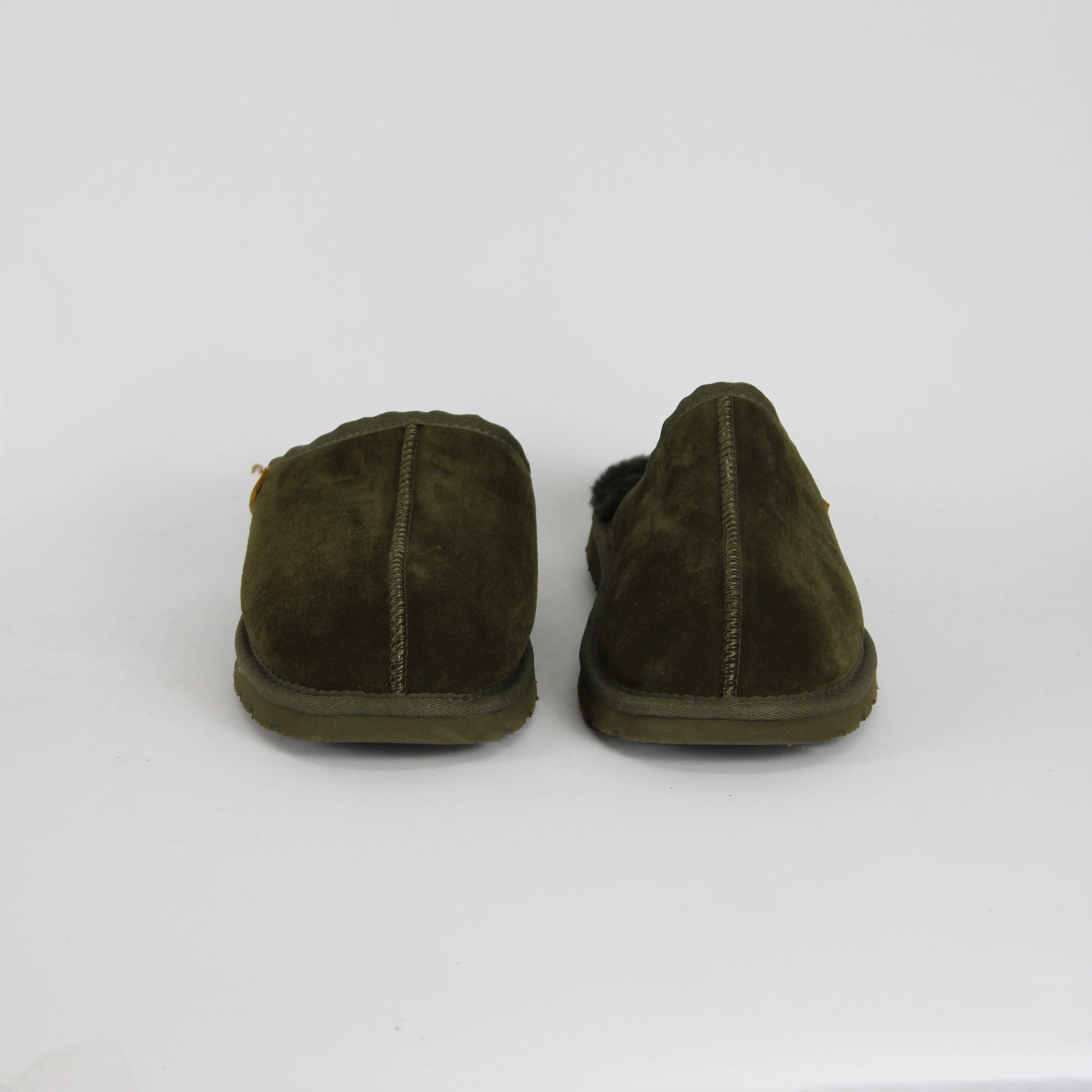 Hush Puppies Green Sheepskin Slippers