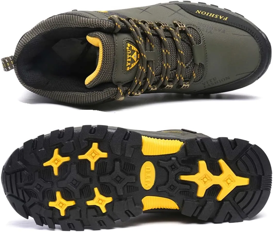 HYDLONGR Men's Women's Lightweight Waterproof Anti-Slip Hiking Shoes Travel Camping Shoes Walking Shoes