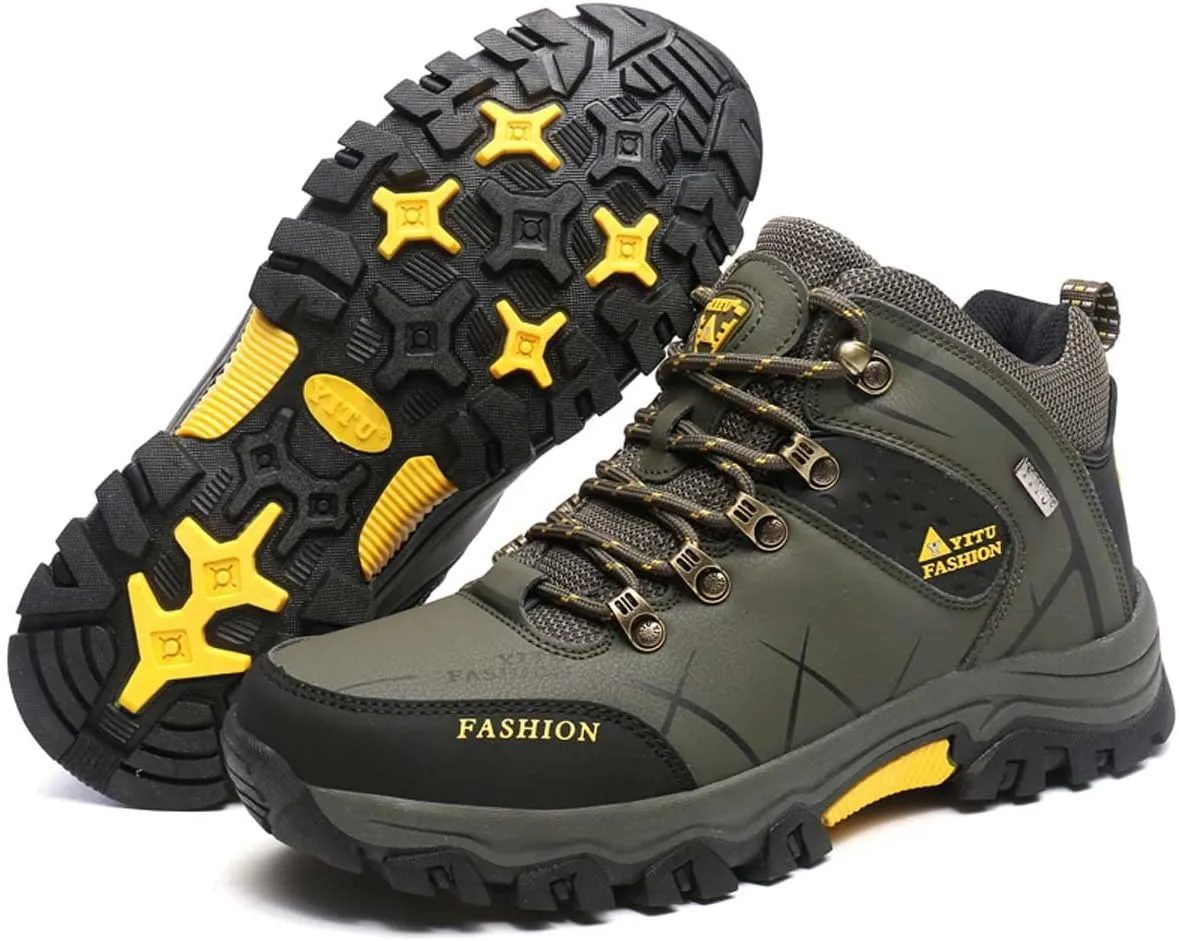 HYDLONGR Men's Women's Lightweight Waterproof Anti-Slip Hiking Shoes Travel Camping Shoes Walking Shoes