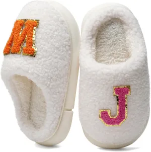 IceUnicorn Kids Slippers Boys Girls Warm Soft Plush Memory Foam House Slippers Big Little Kids Non-Slip Winter Home Shoes for Indoor Outdoor