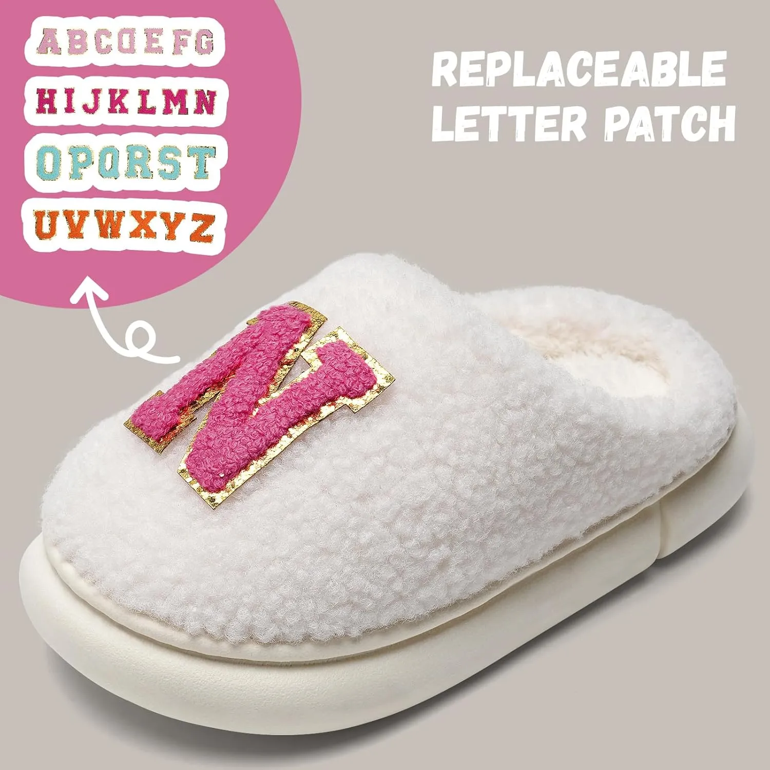IceUnicorn Kids Slippers Boys Girls Warm Soft Plush Memory Foam House Slippers Big Little Kids Non-Slip Winter Home Shoes for Indoor Outdoor