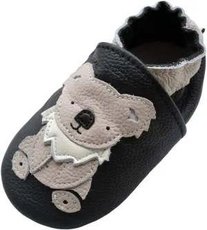iEvolve Baby Leather Shoes Soft First Walker Shoes Crib Shoes Moccasins for Toddlers