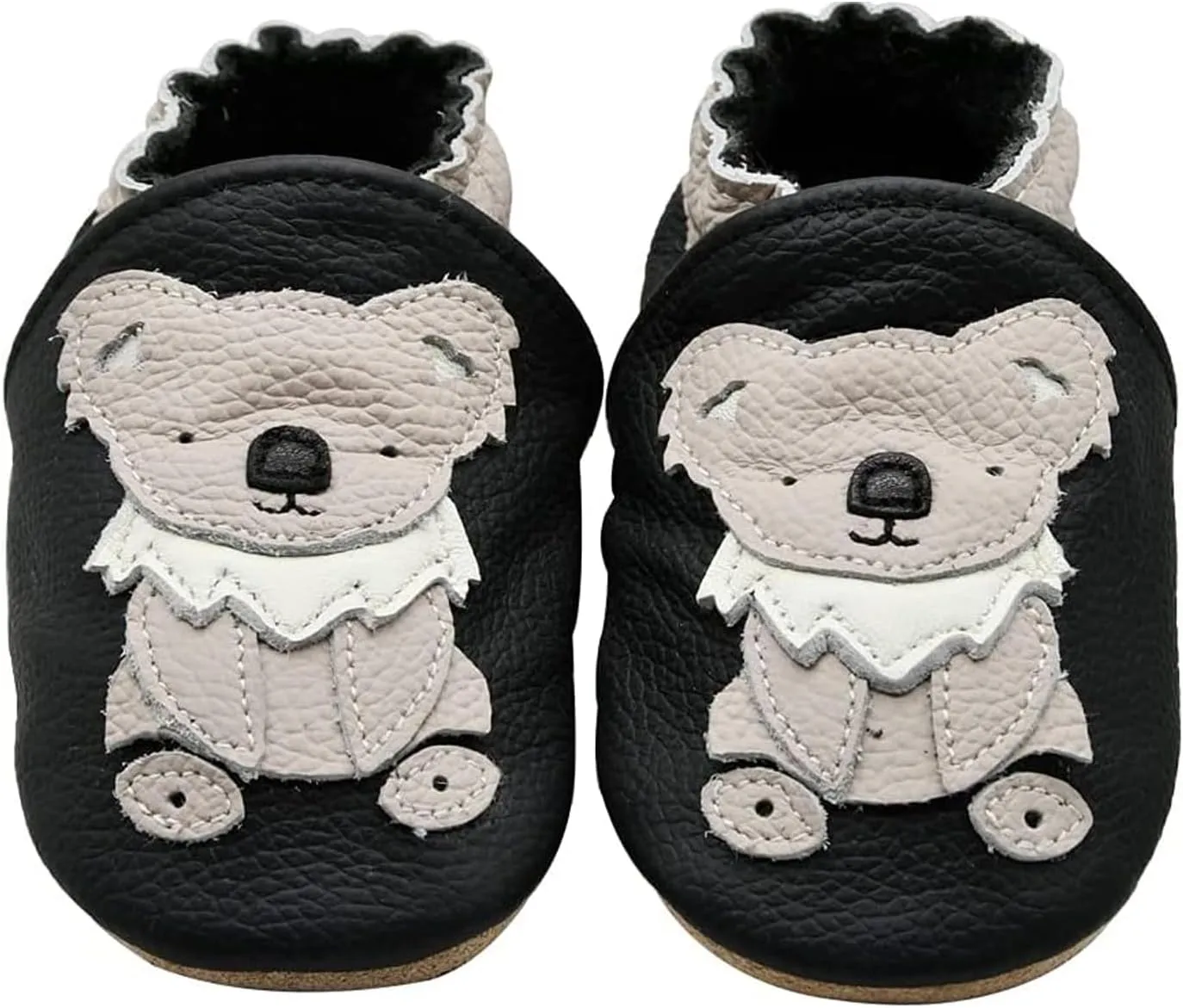 iEvolve Baby Leather Shoes Soft First Walker Shoes Crib Shoes Moccasins for Toddlers