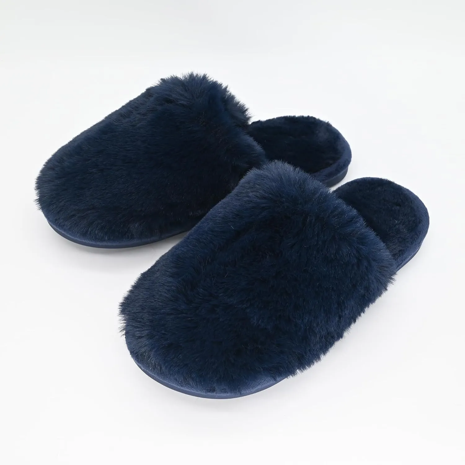 Indoor Winter Scuff Slippers for Women, Adorable Warm Slippers