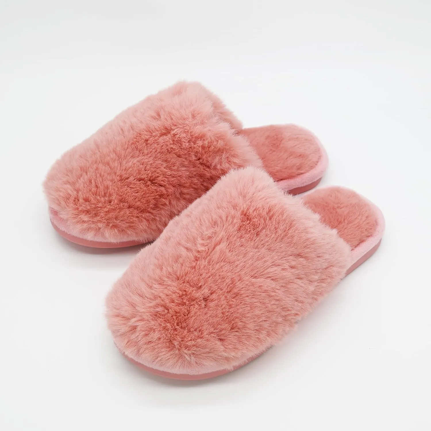 Indoor Winter Scuff Slippers for Women, Adorable Warm Slippers