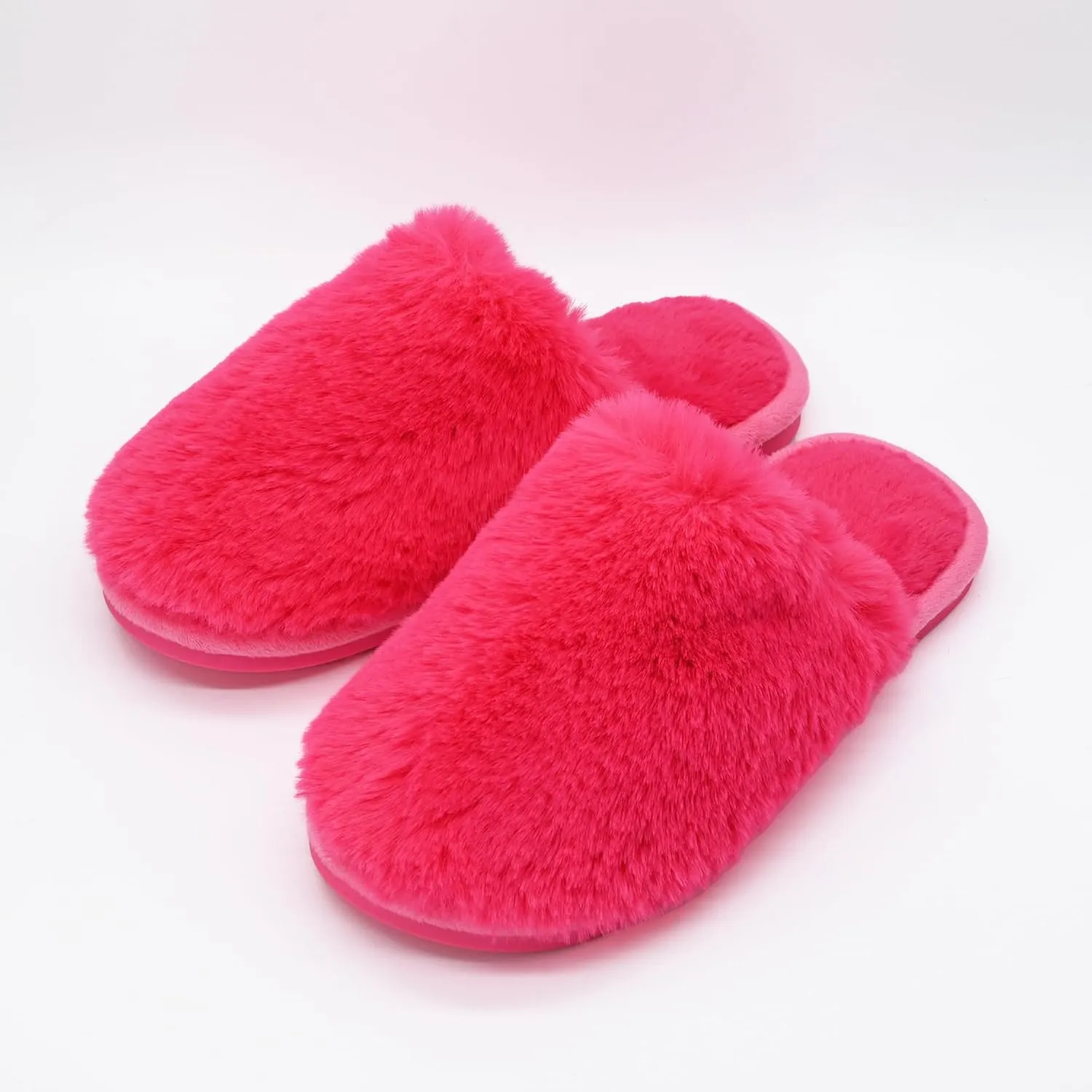 Indoor Winter Scuff Slippers for Women, Adorable Warm Slippers