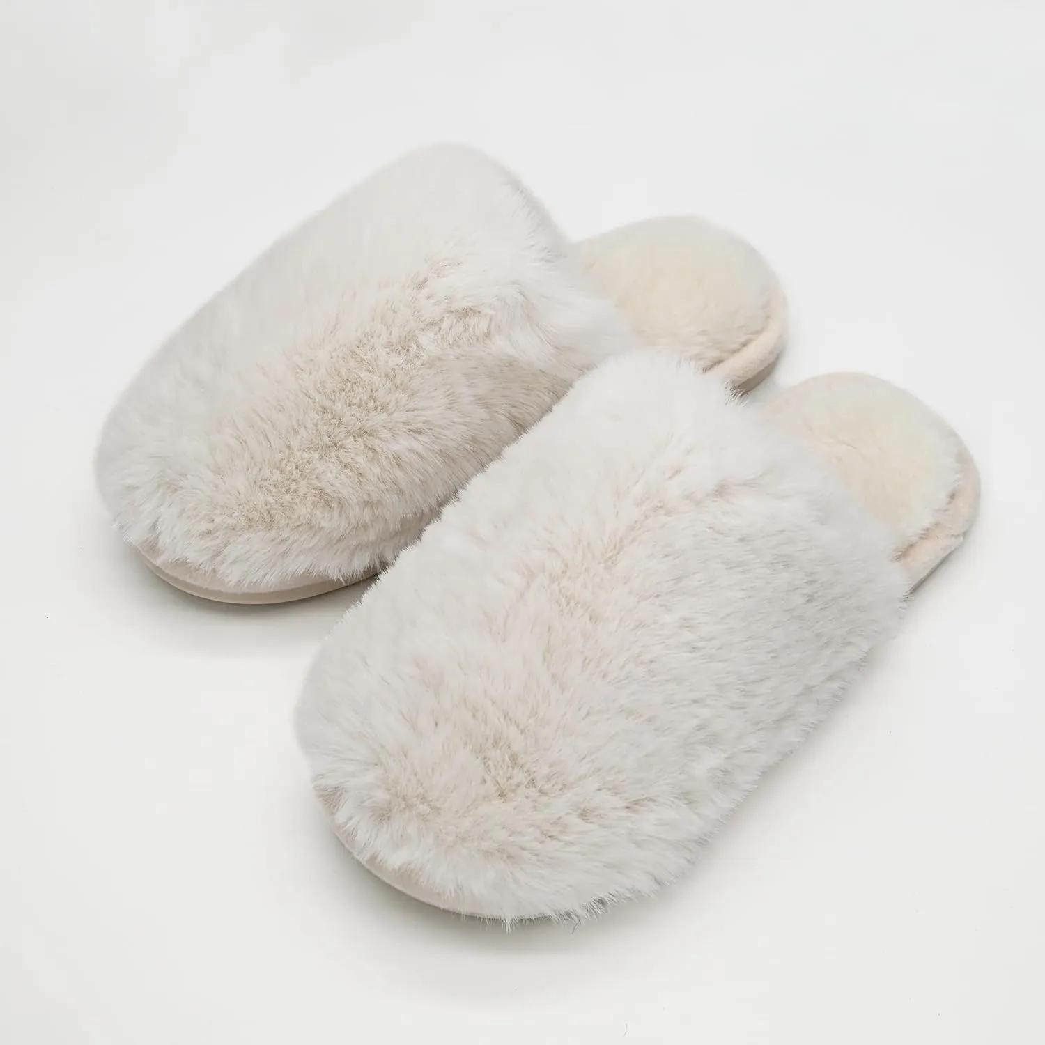Indoor Winter Scuff Slippers for Women, Adorable Warm Slippers