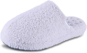 isotoner Women's Cozy Plush Terry Knit Joey Scuff Slippers-Memory Foam