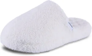 isotoner Women's Cozy Plush Terry Knit Joey Scuff Slippers-Memory Foam